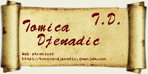 Tomica Đenadić vizit kartica